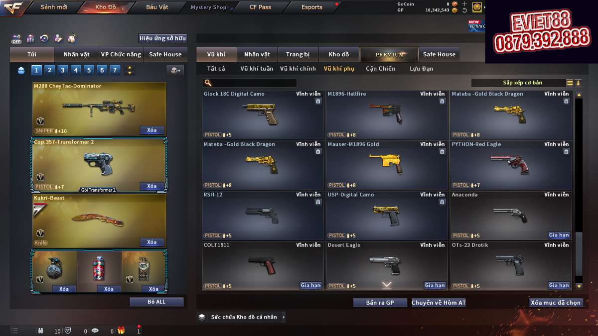 shop acc cf uy tin gia re